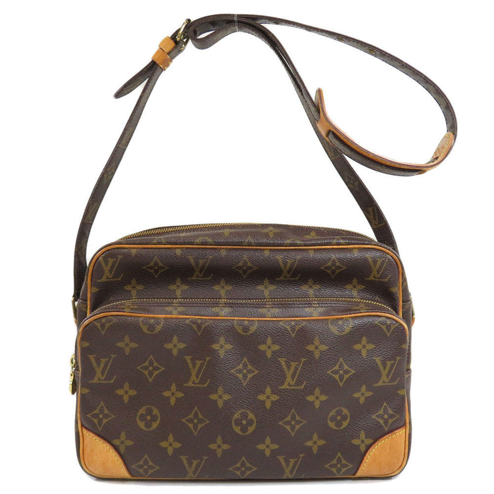 Louis Vuitton Nile Monogram Shoulder Bag Monogram Canvas